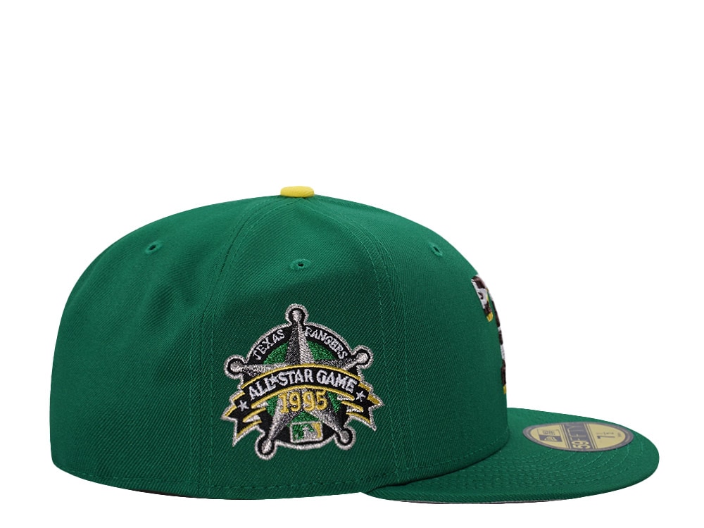New Era Texas Rangers All Star Game 1995 Kelly Green Prime Edition 59Fifty Fitted Cap
