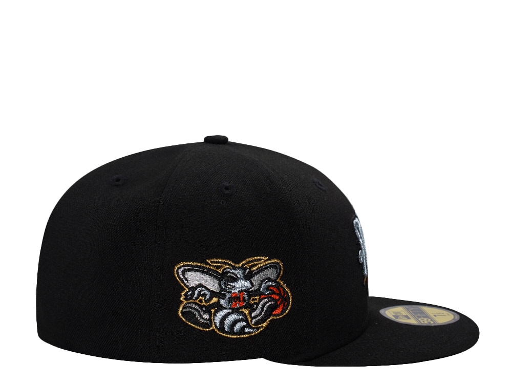 New Era New Orleans Hornets Black Prime Edition 59Fifty Fitted Cap