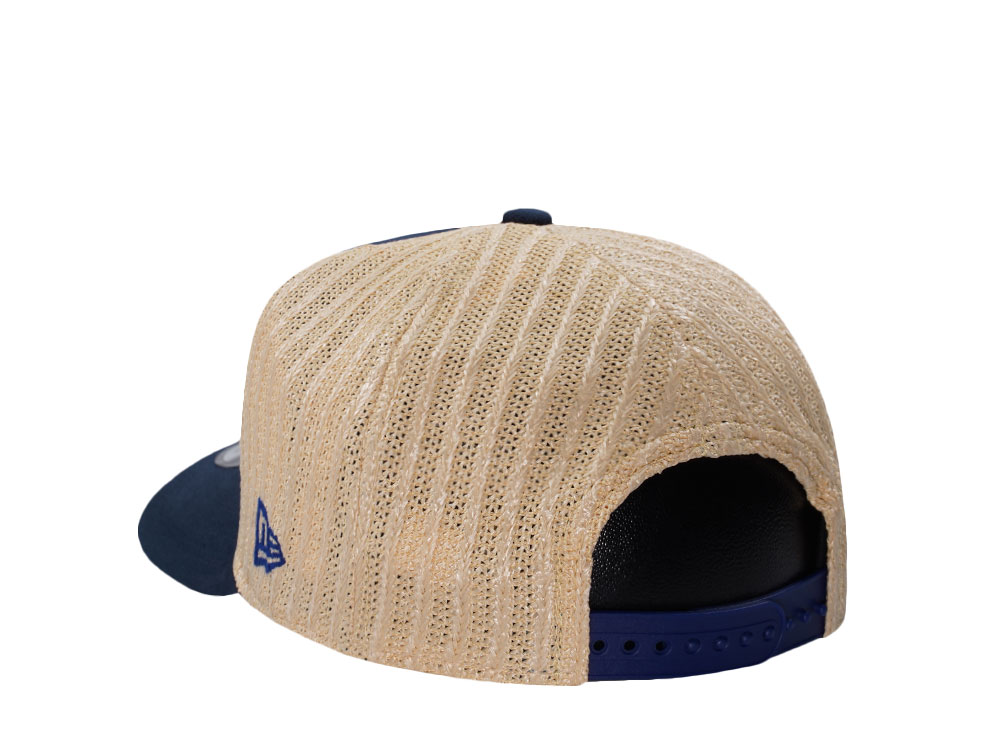 New Era Los Angeles Dodgers Grained Blue Edition 9Fifty Trucker A Frame Snapback Cap