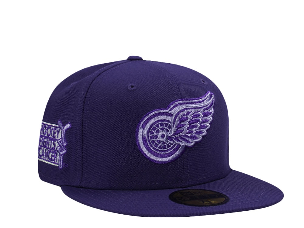 New Era Detroit Red Wings Hockey Fights Cancer Edition 59Fifty Fitted Cap