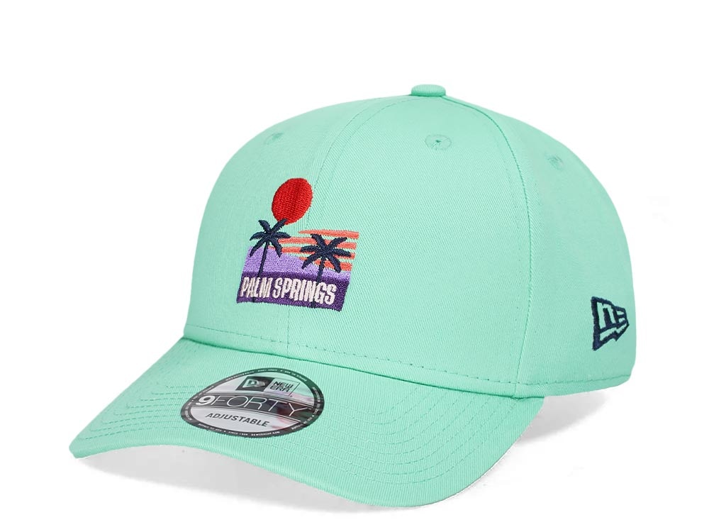 New Era Summer Palm Springs Green 9Forty Strapback Cap