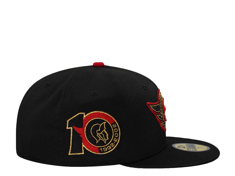 New Era Ottawa Senators 10th Anniversary Black Prime Edition 59Fifty Fitted Cap