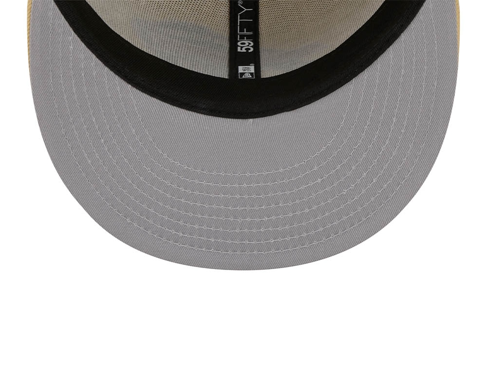 New Era Buffalo Bills Pro Bowl Hawaii 1988 Raffia Front Vegas Gold Edition 59Fifty Fitted Cap