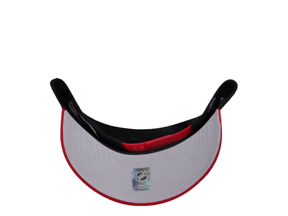 New Era New Jersey Devils 10th Anniversary Gold Two Tone Edition 9Forty A Frame Snapback Cap