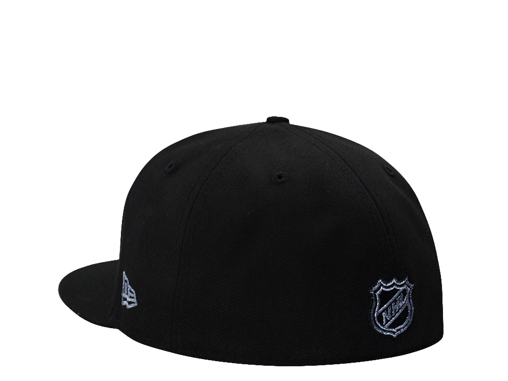 New Era Anaheim Ducks 30th Anniversary Black Prime Edition 59Fifty Fitted Cap