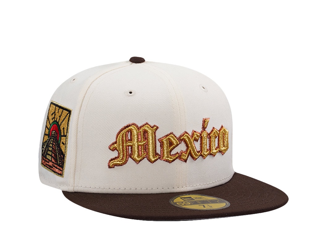 New Era Mexico Temple Chrome Two Tone Edition 59Fifty Fitted Cap