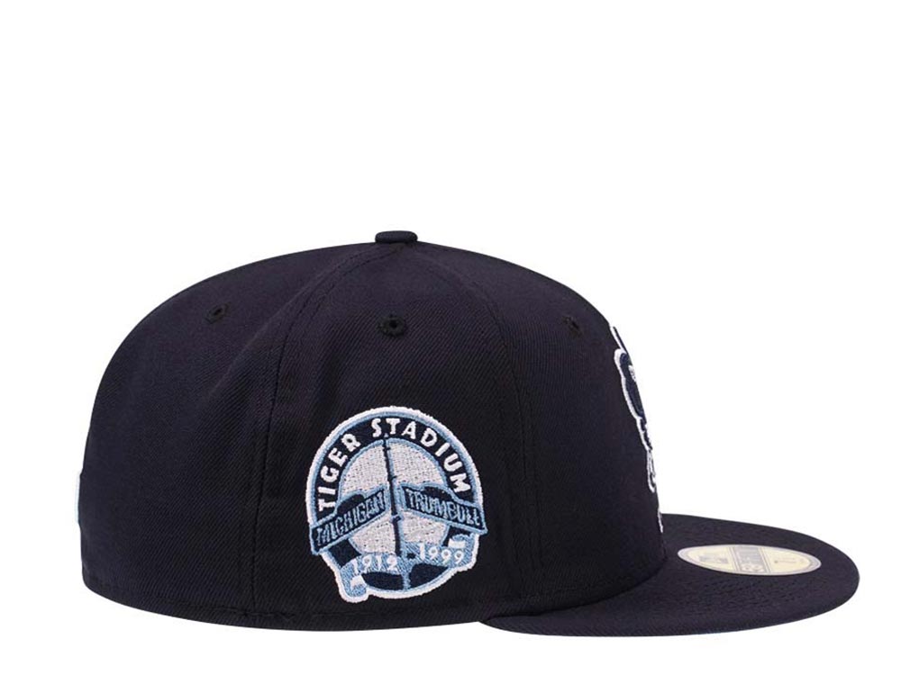 New Era Detroit Tigers Stadium Patch Glacier Blue Edition 59Fifty Fitted Cap