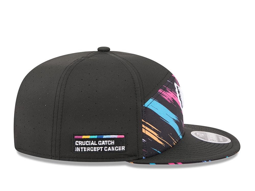 New Era Arizona Cardinals Crucial Catch 2026 Black Edition 9Fifty Split Panel Snapback Cap