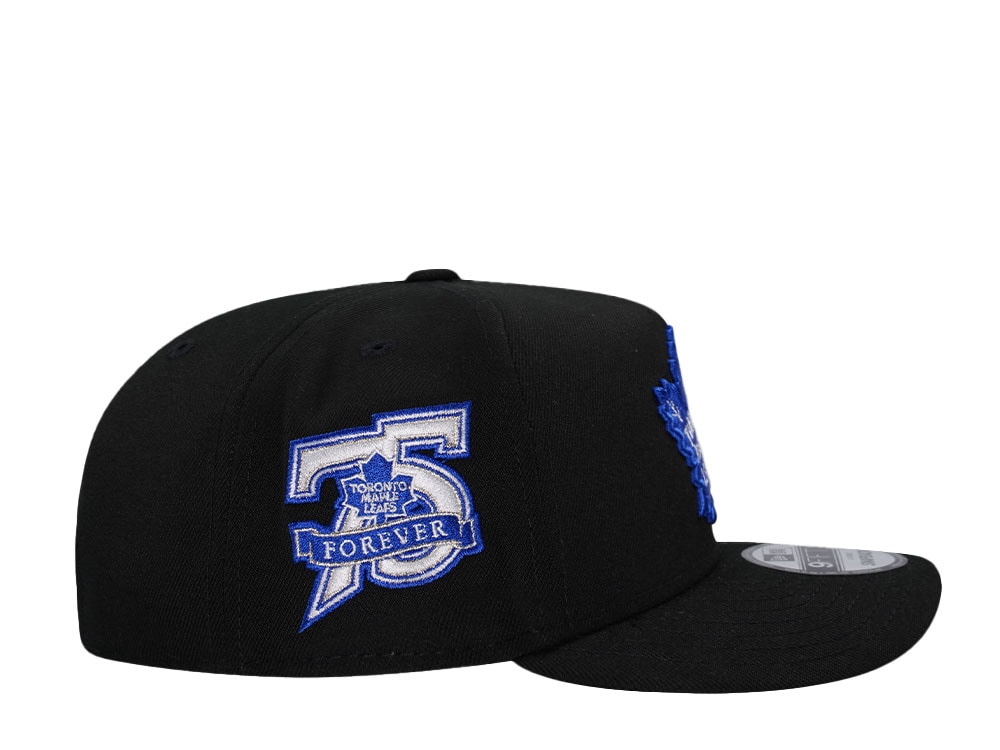 New Era Toronto Maple Leafs 75 Years Black 9Fifty A Frame Snapback Cap