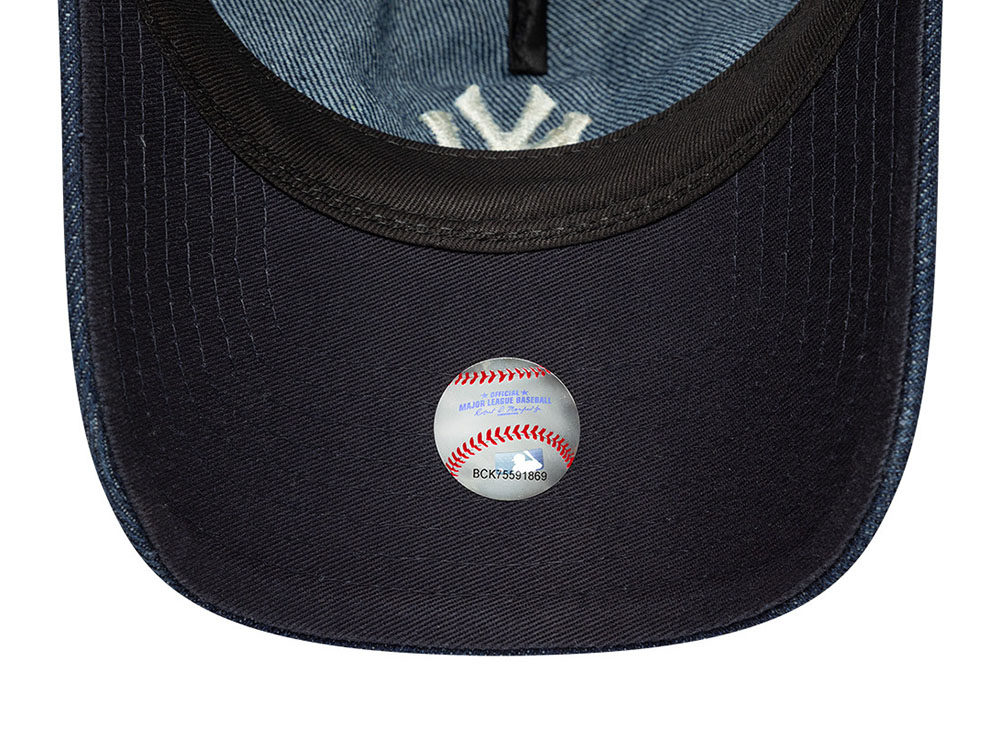 New Era New York Yankees Denim Navy 9Twenty A Frame Strapback Cap