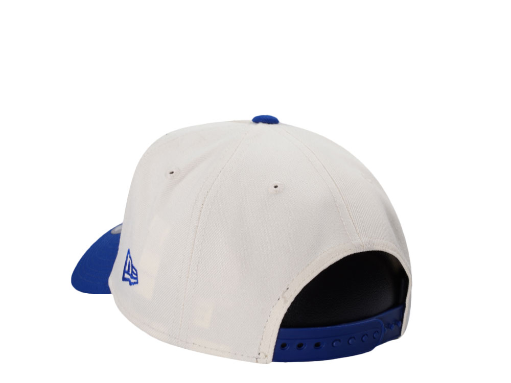 New Era Los Angeles Dodgers Bleed Blue Chrome Two Tone Edition 9Forty A Frame Snapback Cap