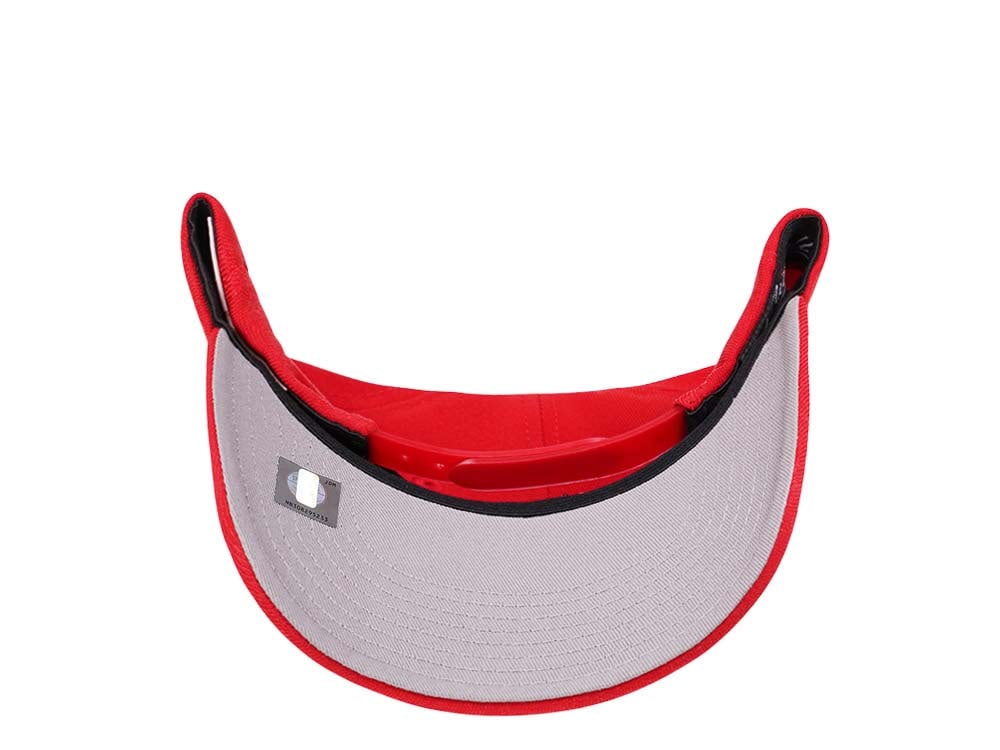 Mitchell & Ness Los Angeles Clippers Team Ground Red Line Flex Snapback Cap