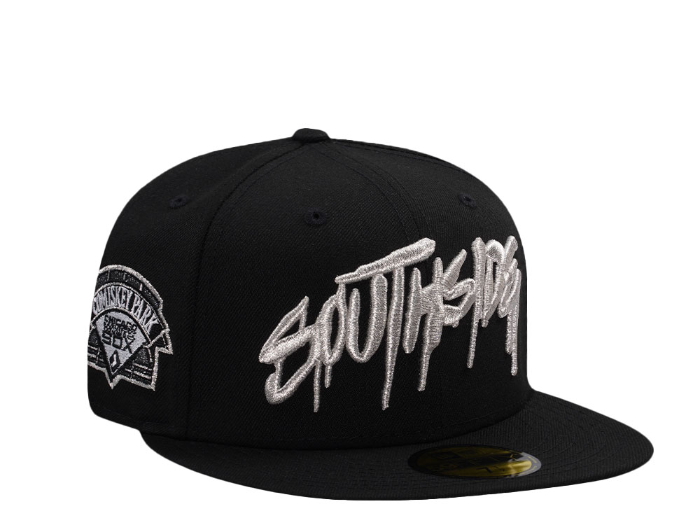 New Era Chicago White Sox Comiskey Park Black Prime Edition 59Fifty Fitted Cap