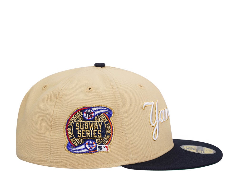 New Era New York Yankees Subway Series 2000 Vegas Gold Two Tone Edition 59Fifty Fitted Cap