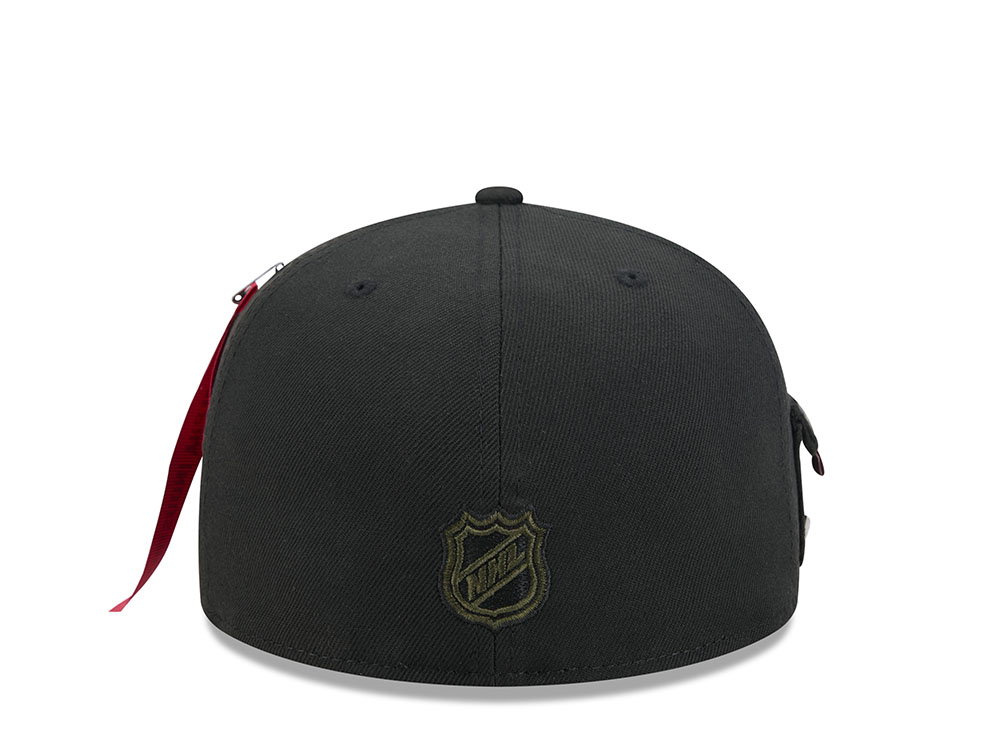 New Era Alpha Industries Chicago Blackhawks Navy Prime Edition 59Fifty Fitted Cap