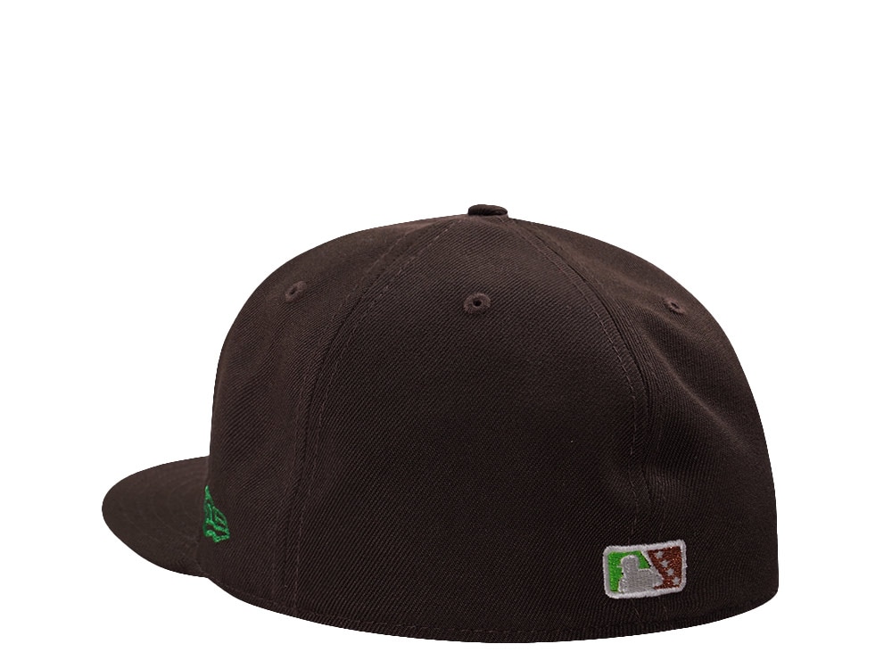 New Era Rochester Red Wings Flower City Burnt Wood Glow in the Dark Horror Edition 59Fifty Fitted Cap