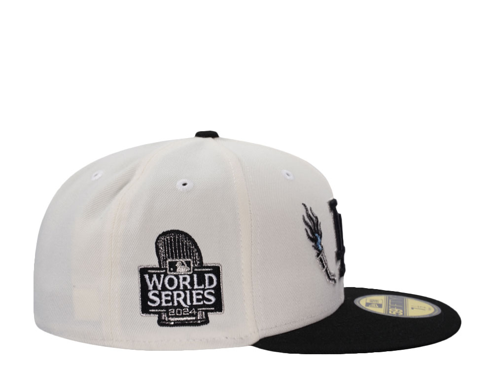 New Era Los Angeles Dodgers World Series 2024 Chrome Two Tone Edition 59Fifty Fitted Cap