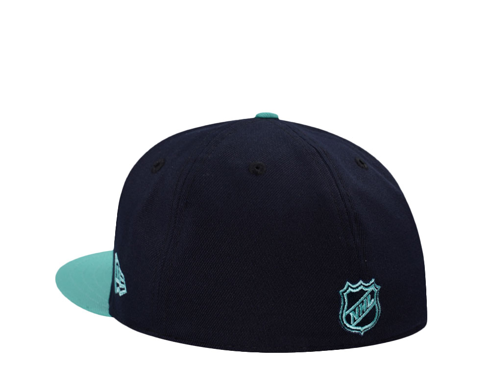New Era Seattle Kraken Fear the Deep Navy Two Tone Prime Edition 59Fifty Fitted Cap