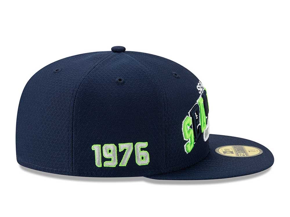 New Era Seattle Seahawks Sideline Cap Home 59Fifty Fitted Cap