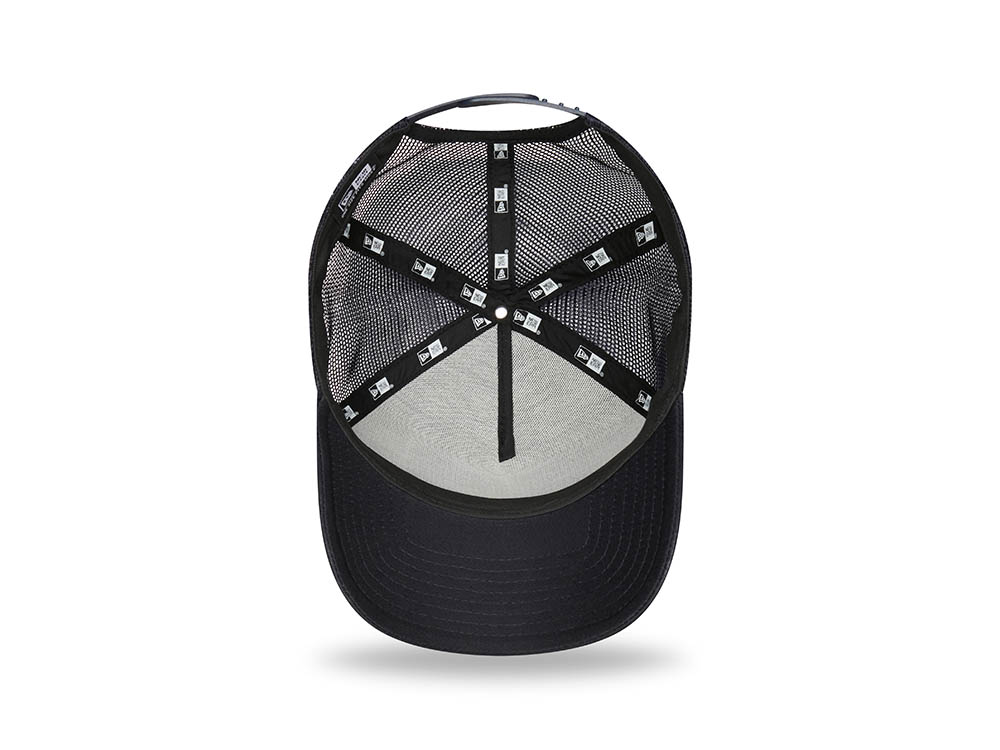 New Era Washington Postcard Navy A Frame Trucker Snapback Cap