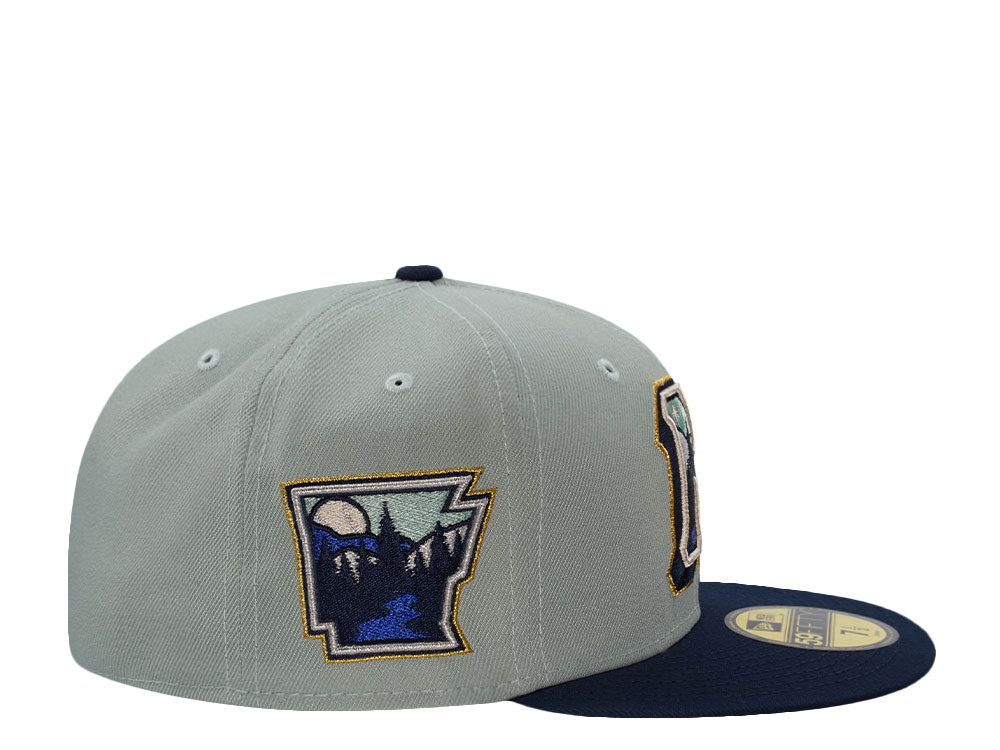 New Era Northwestern Arkansas Naturals Evergreen Two Tone Edition 59Fifty Fitted Cap