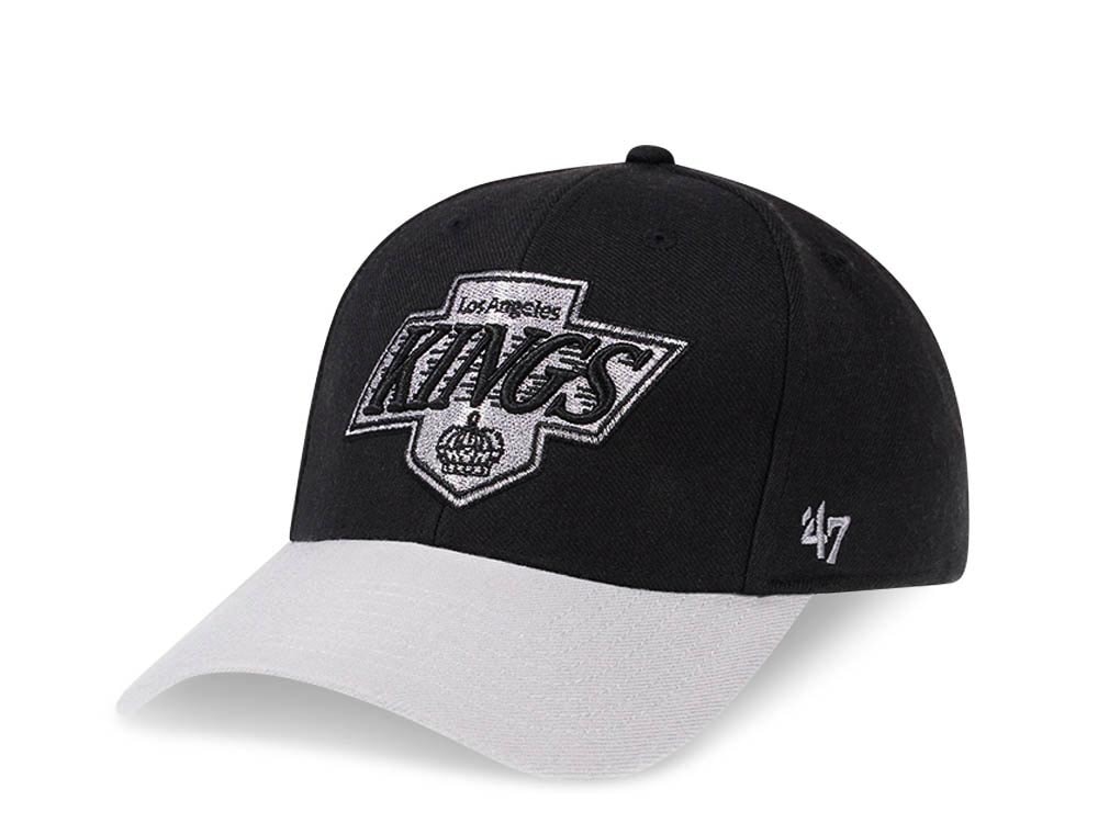 47Brand Los Angeles Kings Vintage Black Strapback Cap