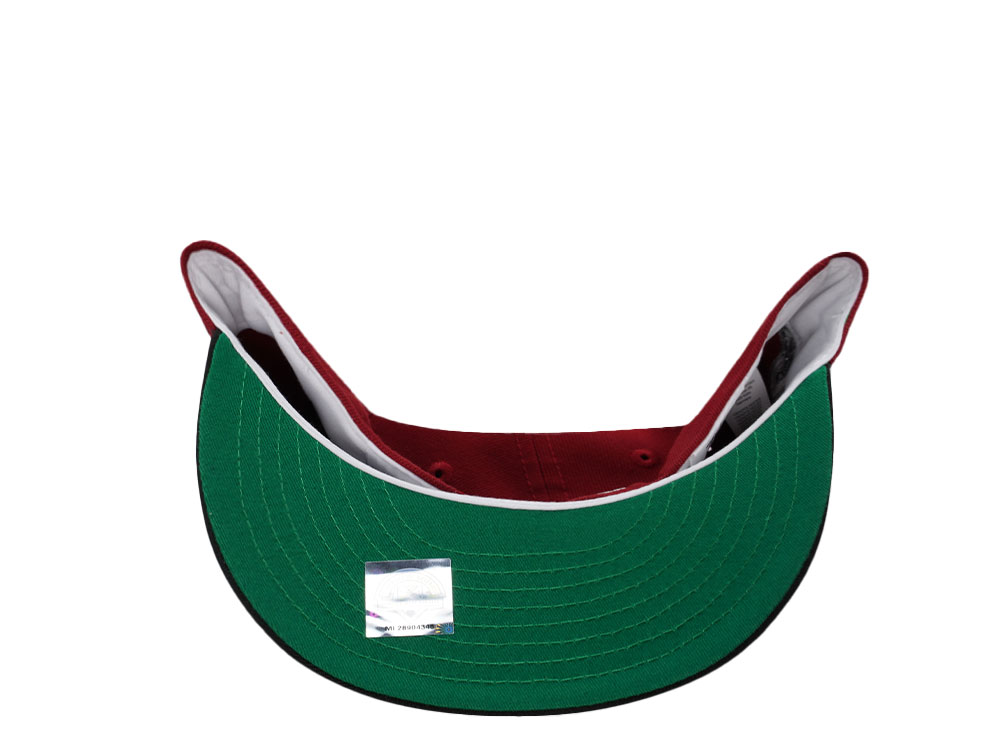 New Era Dayton Dragons 20th Anniversary Maroon Two Tone Edition 59Fifty Fitted Cap