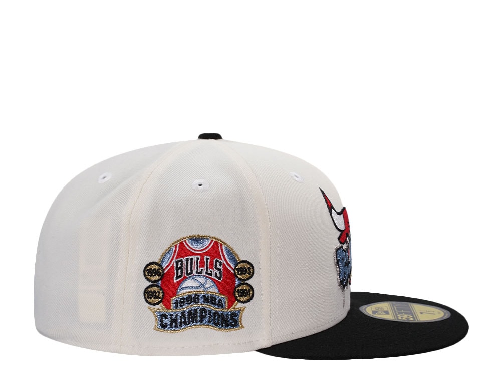 New Era Chicago Bulls NBA Champions 1996 Chrome Two Tone Edition 59Fifty Fitted Cap