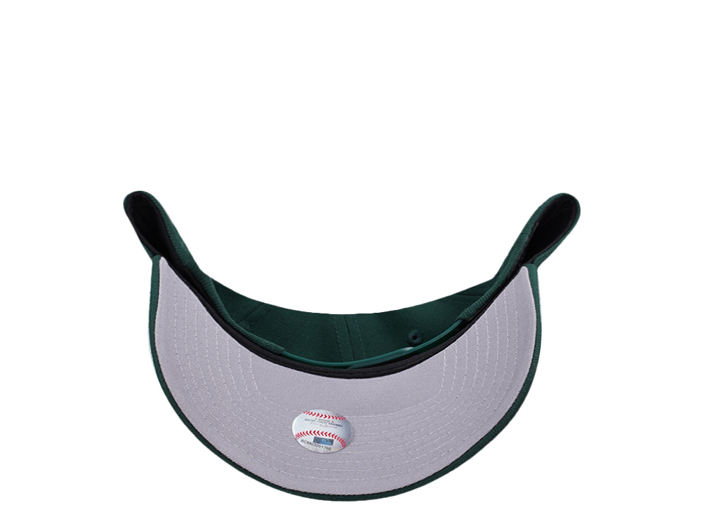 New Era New York Yankees Micro Script Dark Green Prime Edition 9Forty A Frame Snapback Cap