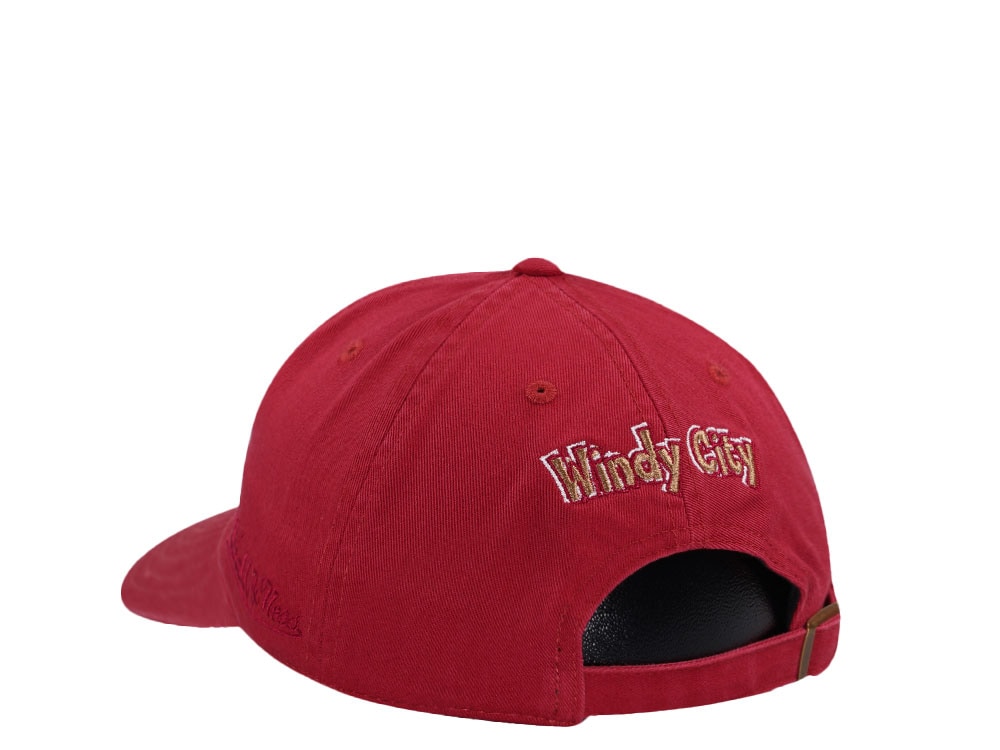 Mitchell & Ness Atlanta Hawks Golden Hour Glaze Red Dadhat Strapback Cap