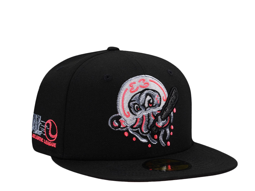 New Era Medusas de Lakewood Black Wild Pink Prime Edition 59Fifty Fitted Cap