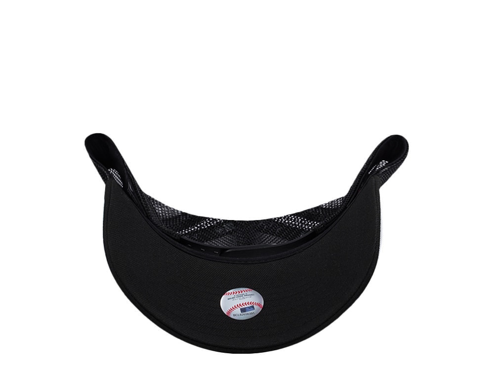 New Era Los Angeles Dodgers Black On Black Edition 9Forty A Frame Trucker Snapback Cap