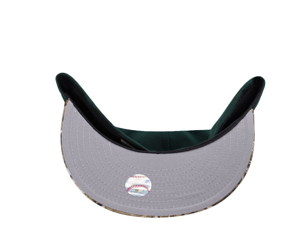 New Era New York Yankees Bronx Bombers Dark Green Two Tone Edition 59Fifty Fitted Cap