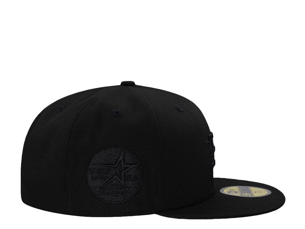 New Era Houston Astros 35th Anniversary Blackout Red Edition 59Fifty Fitted Cap
