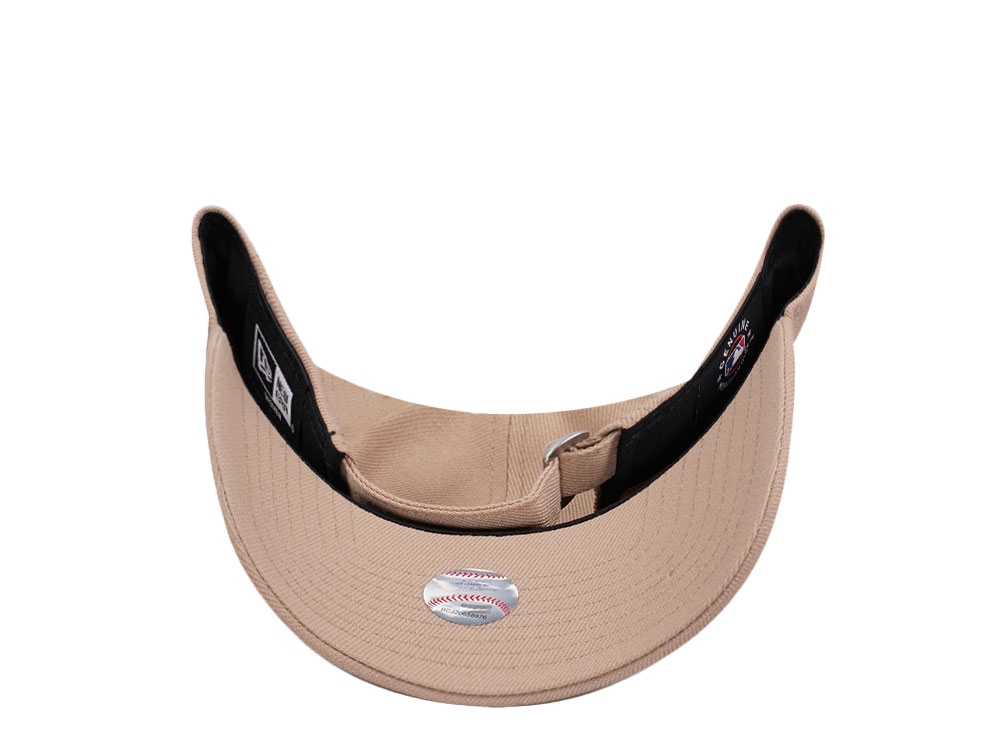 New Era New York Mets Camel Pink Womens 9Twenty Strapback Cap