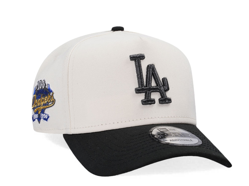 New Era Los Angeles Dodgers 100 Anniversary Chrome Two Tone Edition 9Forty A Frame Snapback Cap