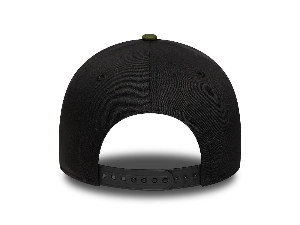 New Era Camo Patch Black 9Forty A Frame Snapback Cap