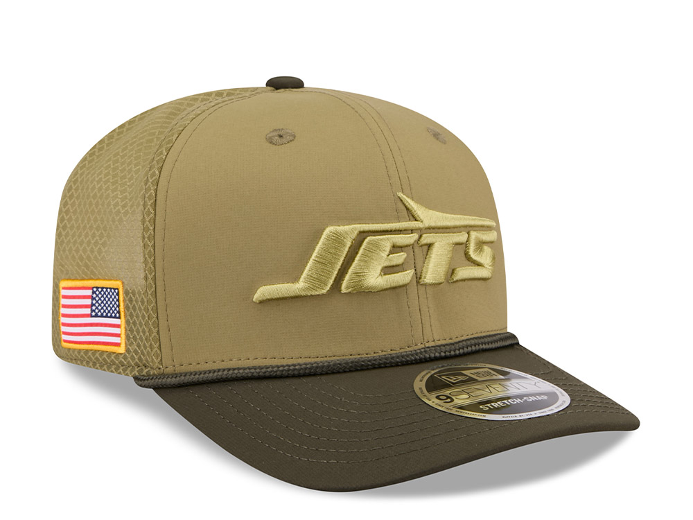 New Era New York Jets Salute To Service 2025 9Seventy Snapback Cap