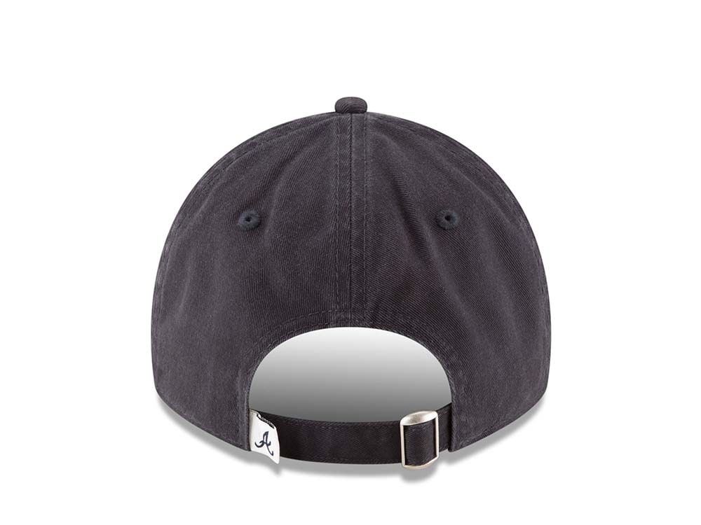 New Era Atlanta Braves Navy Core Classic 9Twenty Strapback Cap