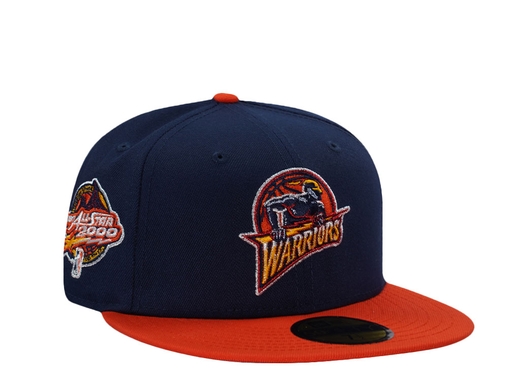 New Era Golden State Warriors All Star Game 2000 Ocean Blue Two Tone Edition 59Fifty Fitted Cap