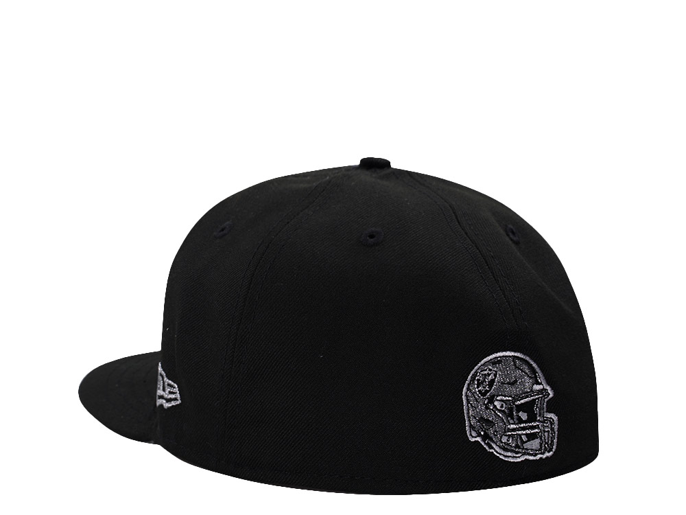 New Era Las Vegas Raiders 50th Anniversary Skull Black Prime Edition 59Fifty Fitted Cap