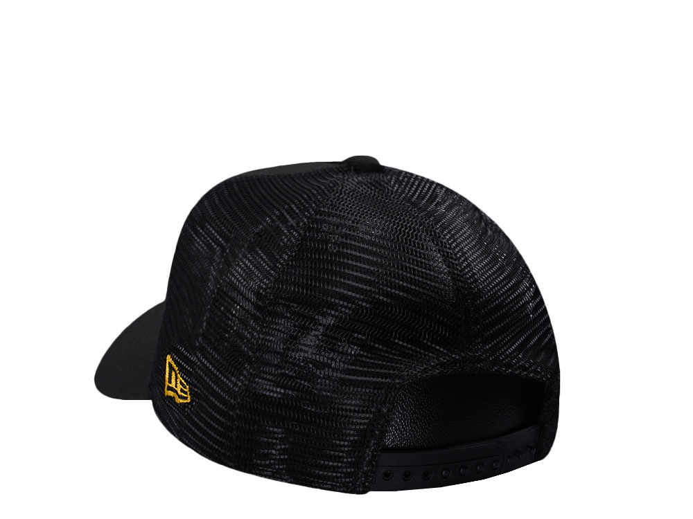 New Era Florida Panthers Black Prime Edition 9Forty A Frame Trucker Snapback Cap