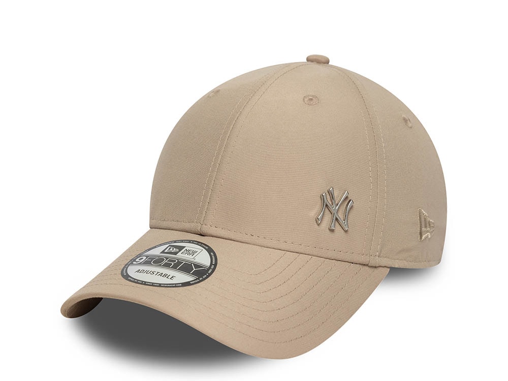 New Era New York Yankees Flawless Light Camel 9Forty Strapback Cap