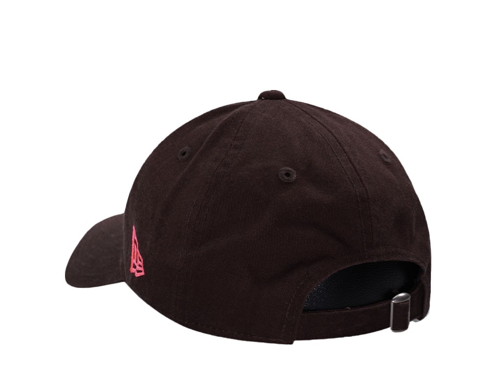 New Era California Angels Glowy Pink Script Edition 9Twenty Strapback Cap