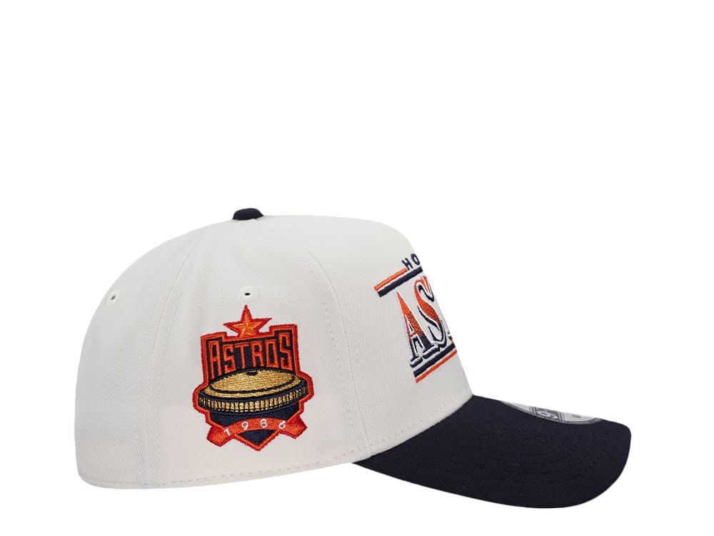 New Era Houston Astros Astro Dome Retro Chrome Two Tone Edition 9Forty A Frame Snapback Cap