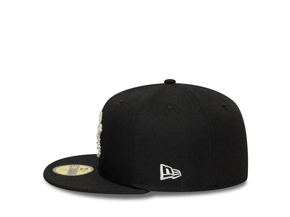 New Era New York Yankees Faux Pearl Black Prime Edition 59Fifty Fitted Cap
