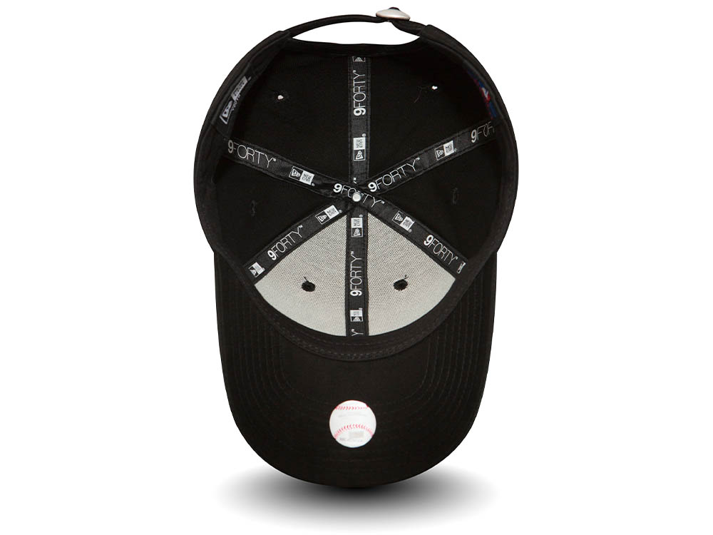 New Era New York Yankees League Essential Black White Kids 9Forty Strapback Cap