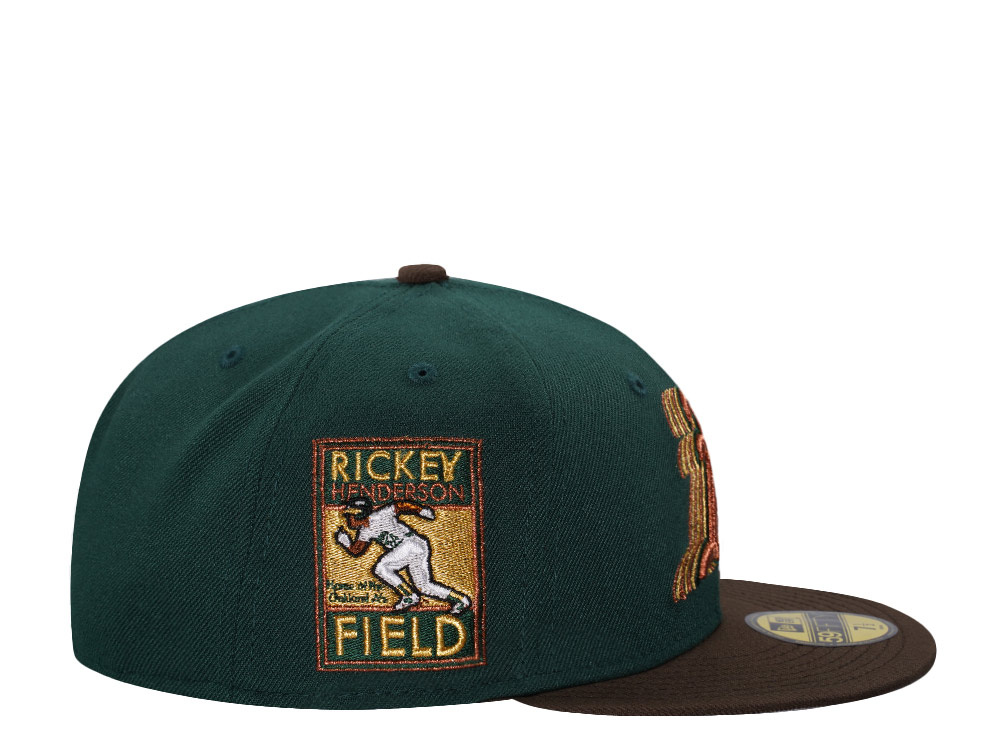 New Era Oakland Athletics Rickey Henderson Film Cascading Two Tone Edition 59Fifty Fitted Cap