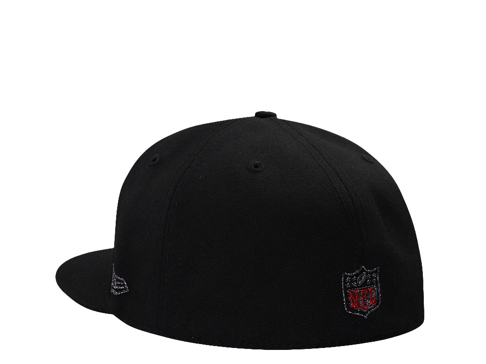 New Era Atlanta Falcons 50th Anniversary Black Prime Edition 59Fifty Fitted Cap