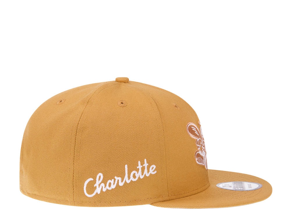 New Era Charlotte Hornets Pan Tan Edition 9Fifty Snapback Cap